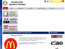 Tablet Screenshot of croydonparkbusiness.com.au